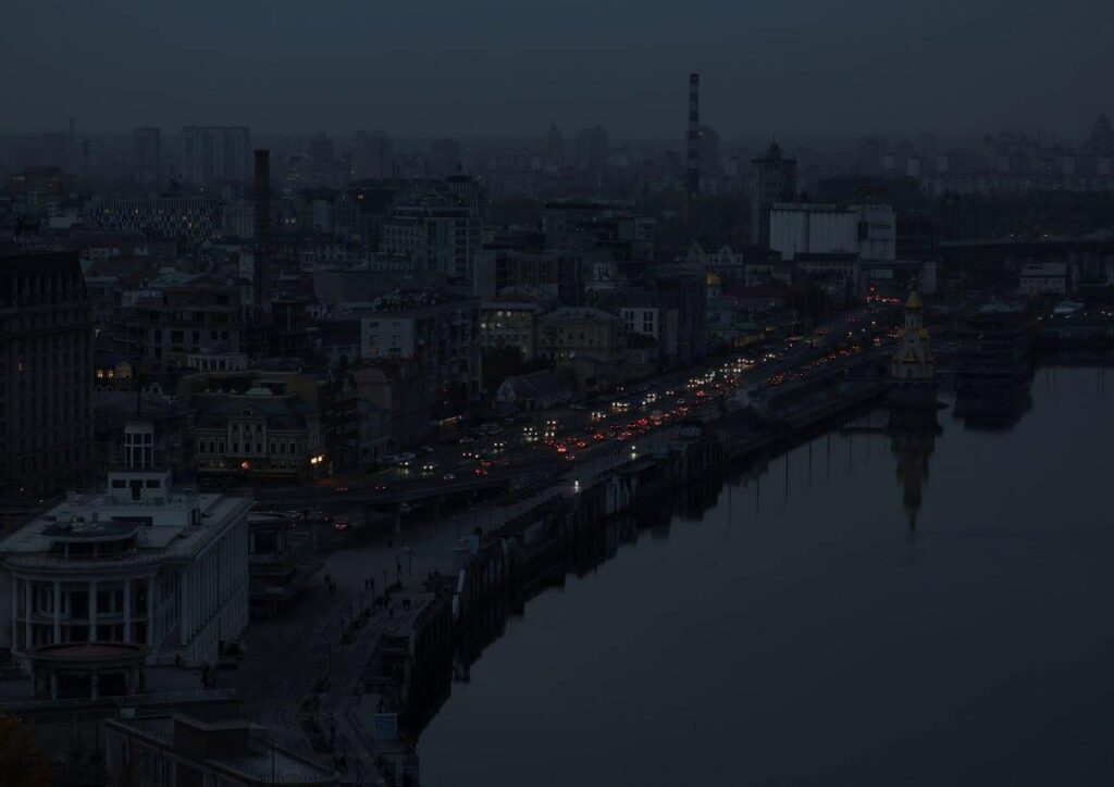 blackout kiev guerra ucrain