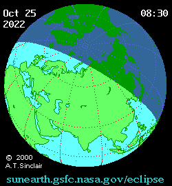 eclissi 25 ottobre
