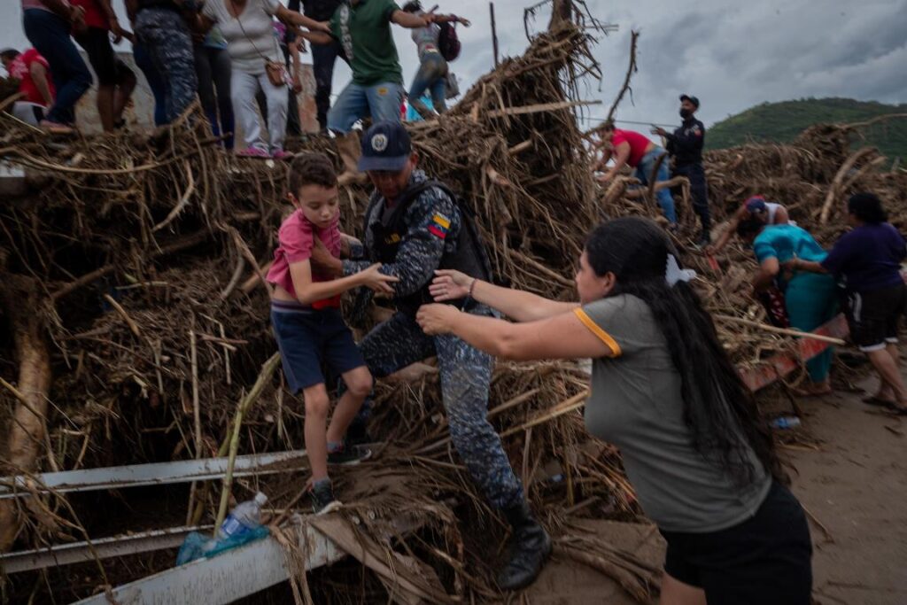 inondazioni frane venezuela