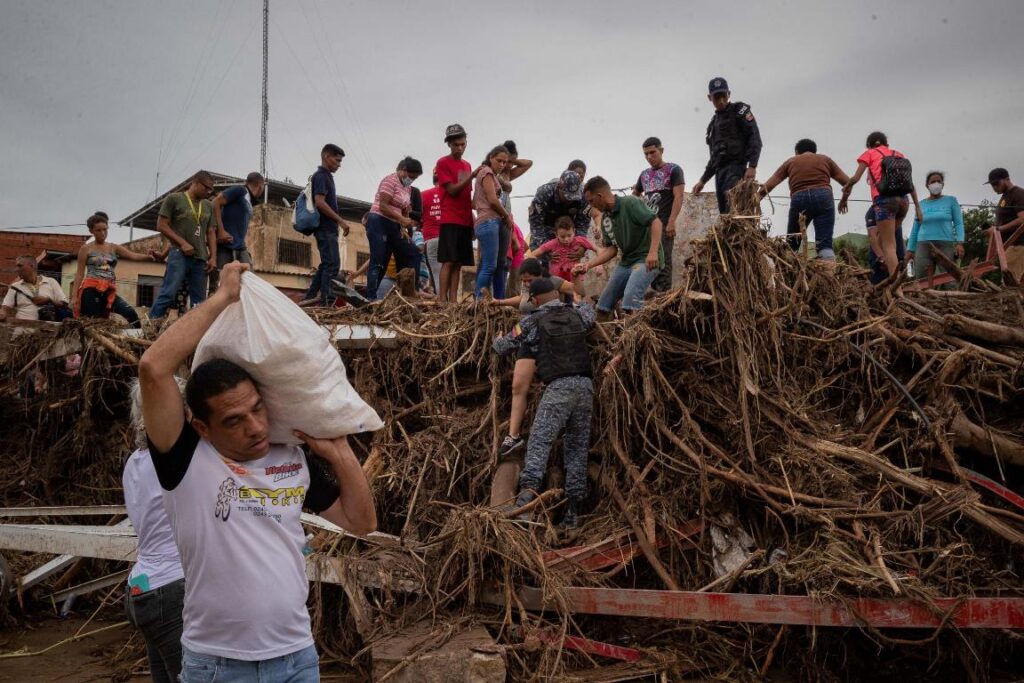 inondazioni frane venezuela