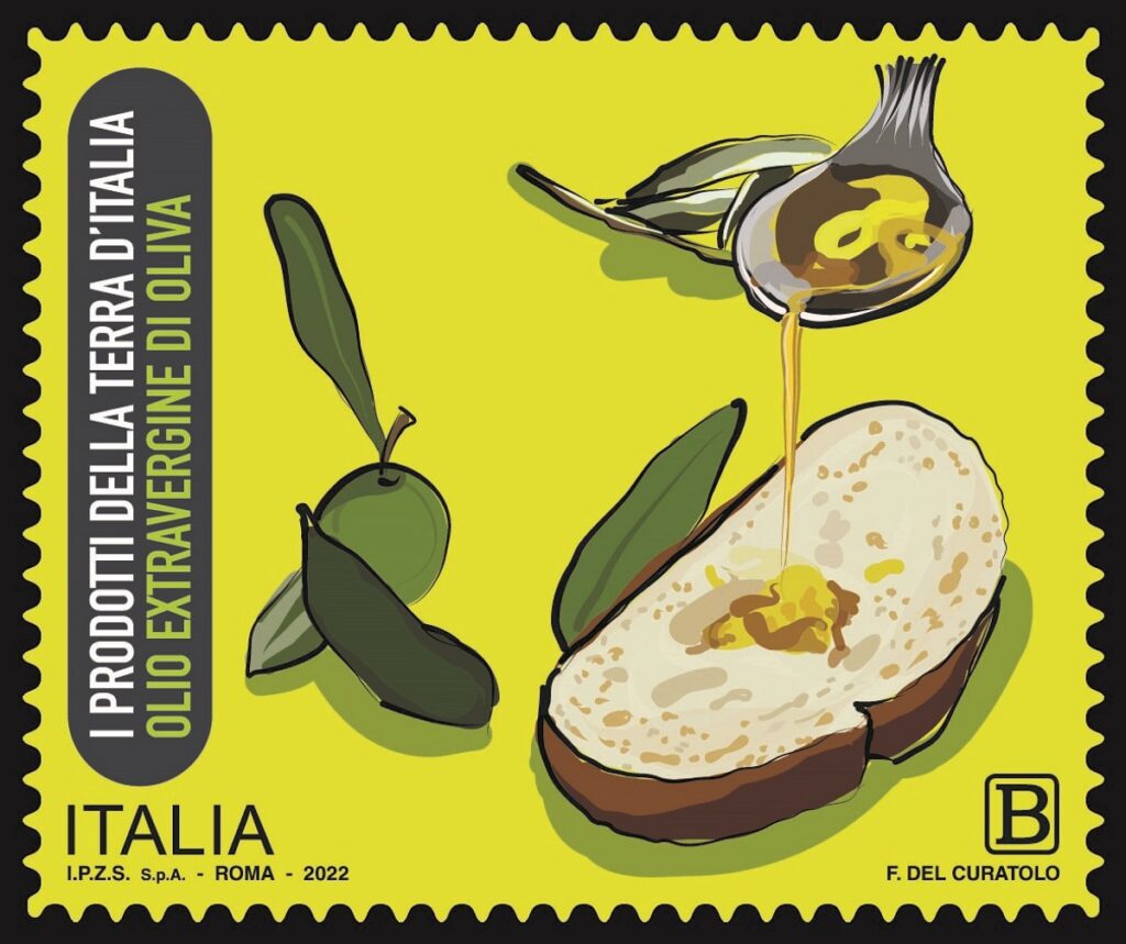 francobollo olio