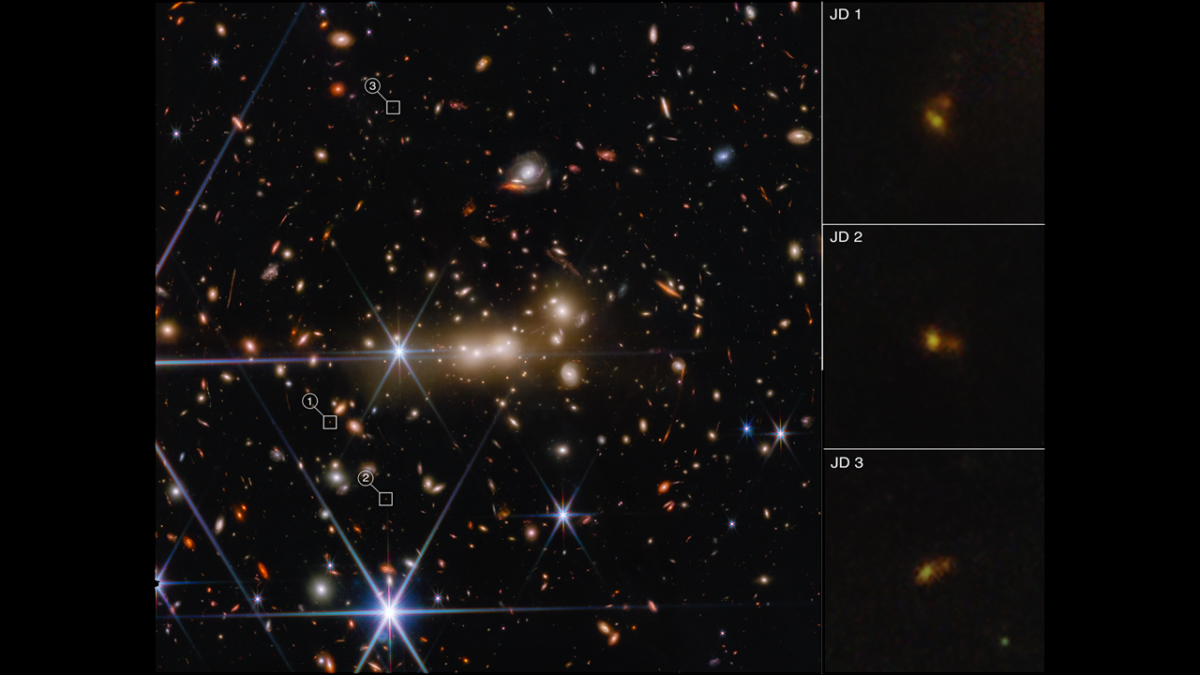 galassia lente gravitazionale webb