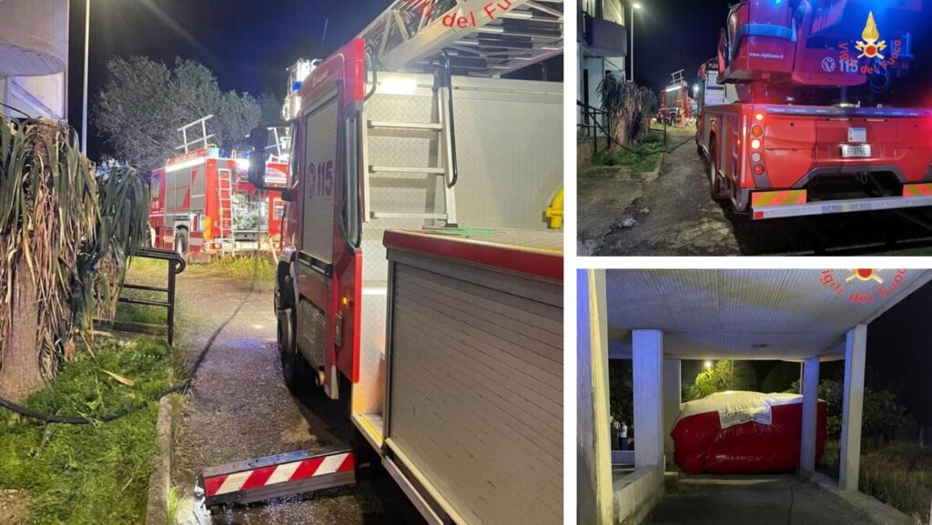 incendio catanzaro