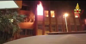 incendio ospedale scafati