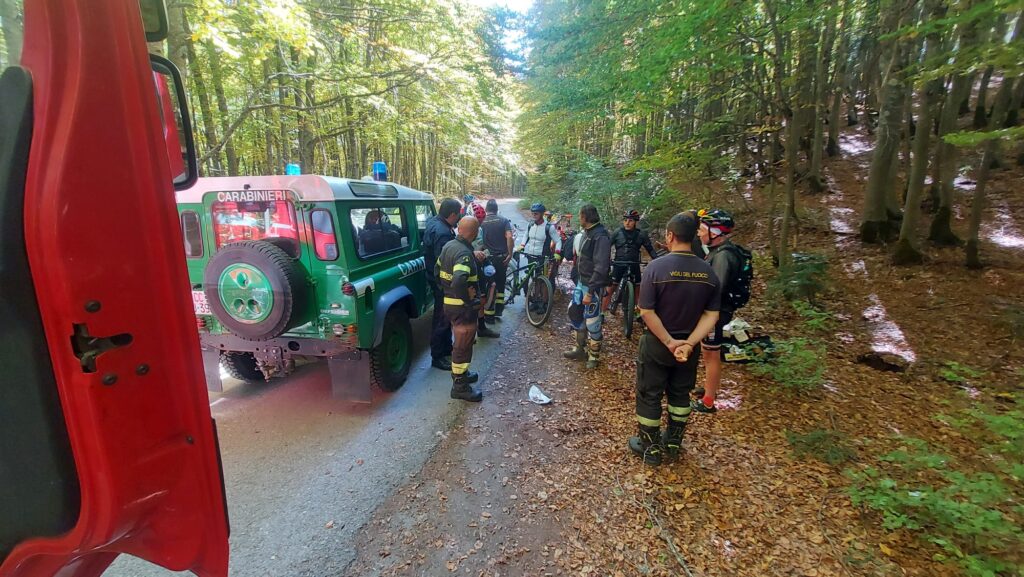 incidente ciclista aspromonte