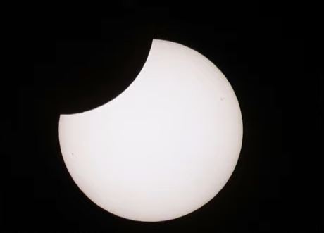L'eclissi vista dall'Italia