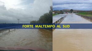 maltempo sud italia strade allagate