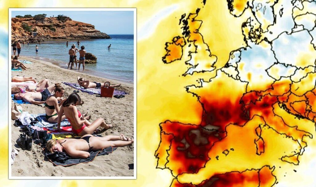 meteo caldo europa