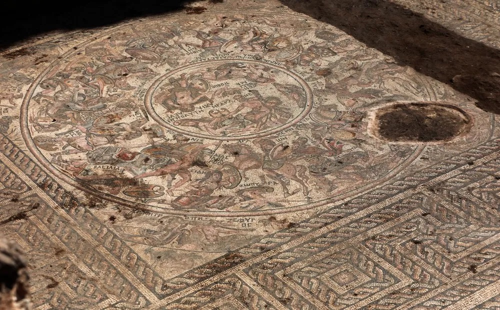 mosaico archeologia siria