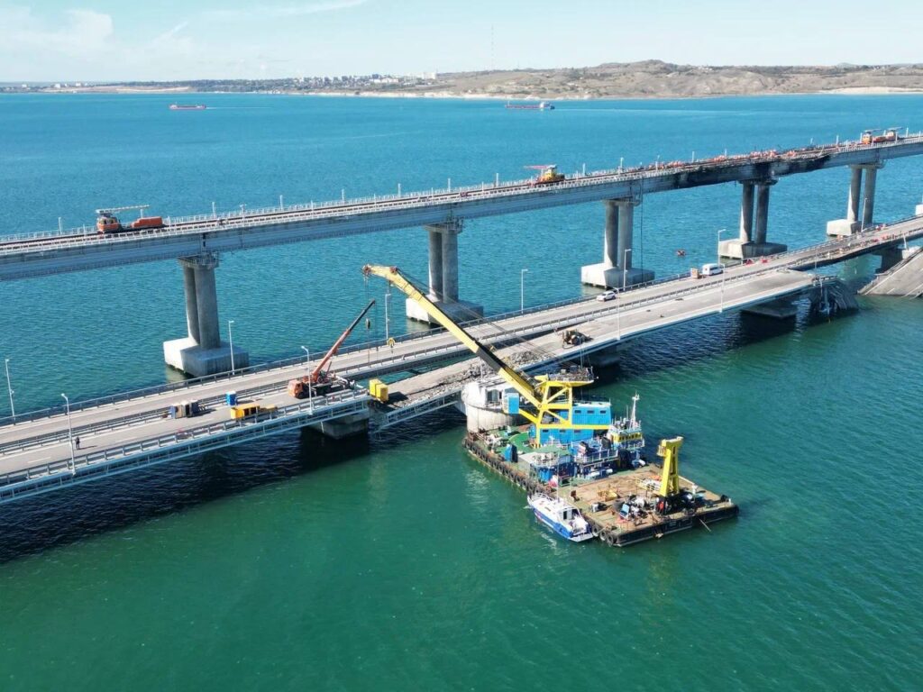 russia lavori ponte di crimea