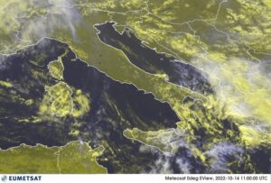 satelliti meteo italia 14 ottobre 2022