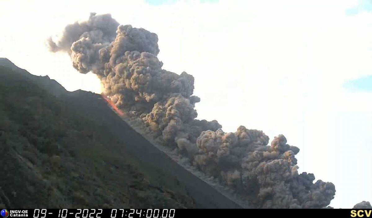stromboli eruzione oggi