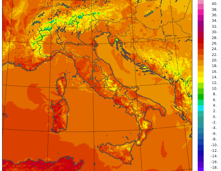 temperature massime