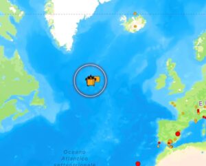 terremoto Dorsale di Reykjanes
