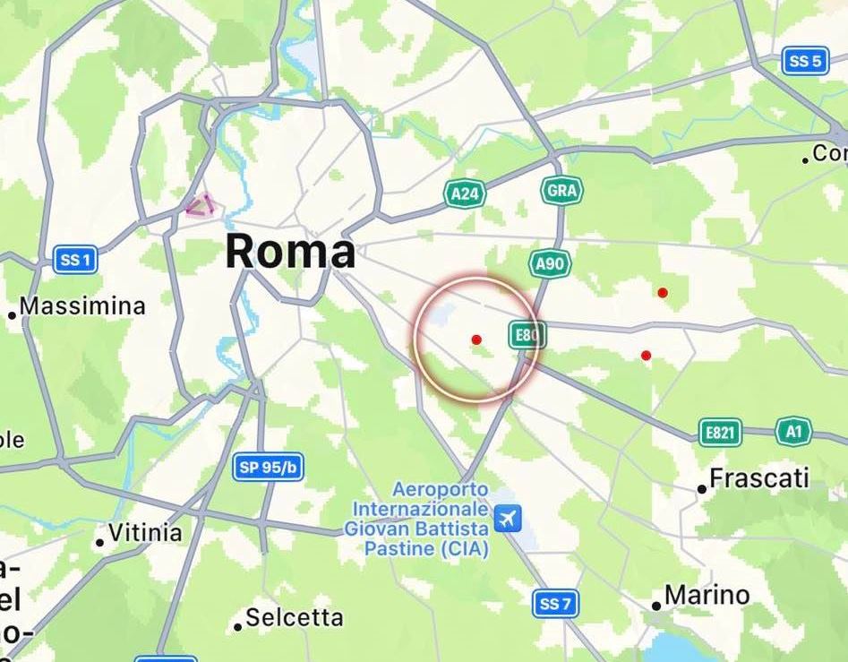 terremoto roma oggi