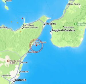 terremoto santa teresa di riva