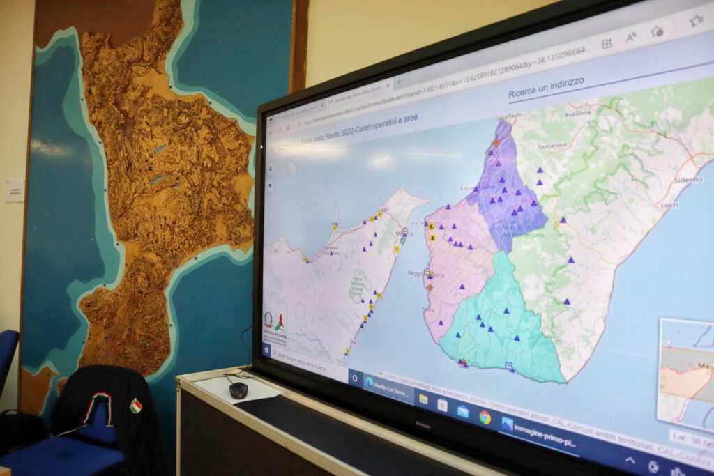 Dicomac terremoto Reggio calabria