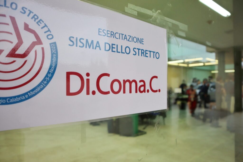 Dicomac terremoto Reggio calabria