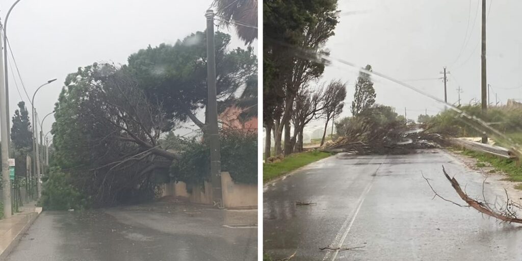 Maltempo Sicilia Devastata Dal Ciclone Blackout A Siracusa Ragusa 