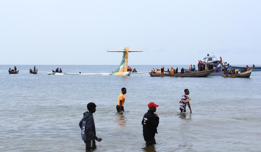 Aereo precipitato Tanzania
