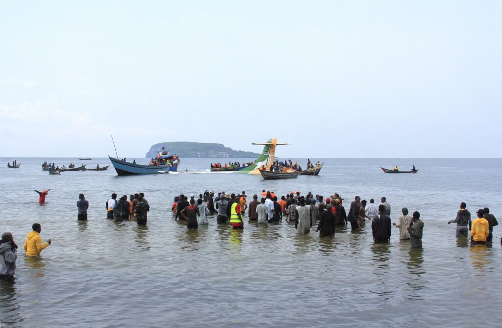 Aereo precipitato Tanzania