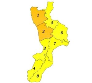 allerta meteo calabria 5 novembre