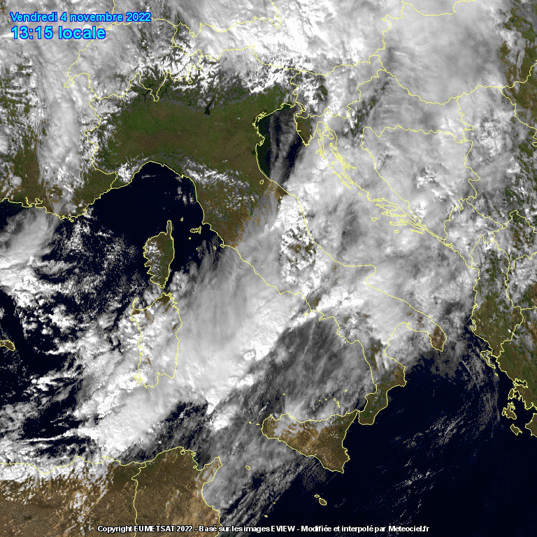 animazione satellitare 4 novembre 2022