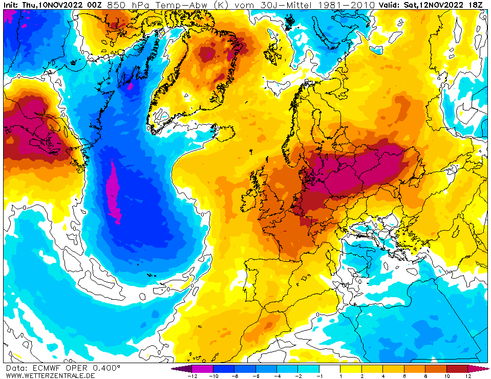 anomalie termiche 12 novembre