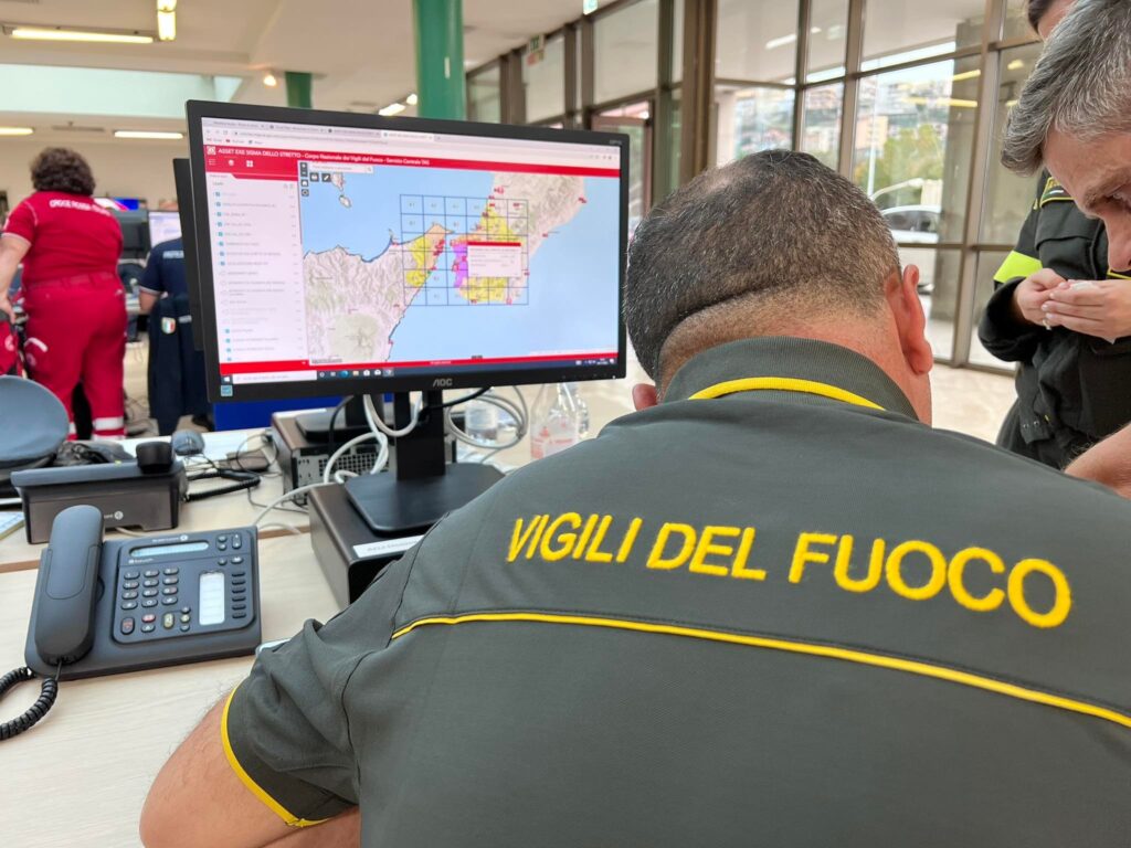 esercitazione cedir sisma dello stretto