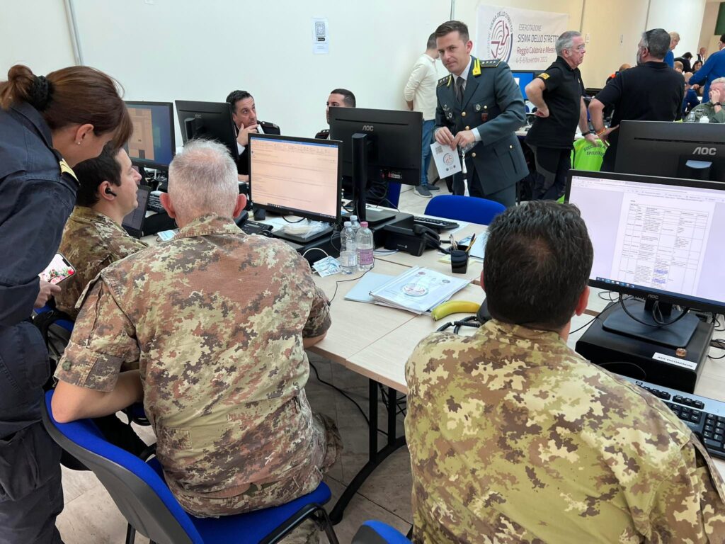 esercitazione cedir sisma dello stretto