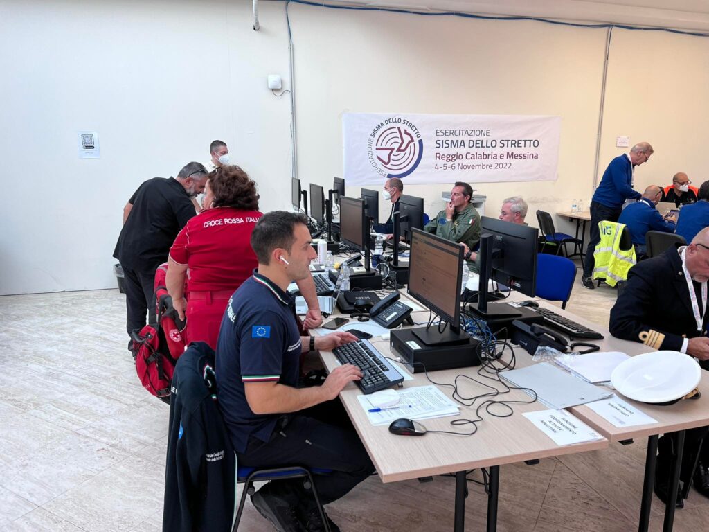 esercitazione cedir sisma dello stretto