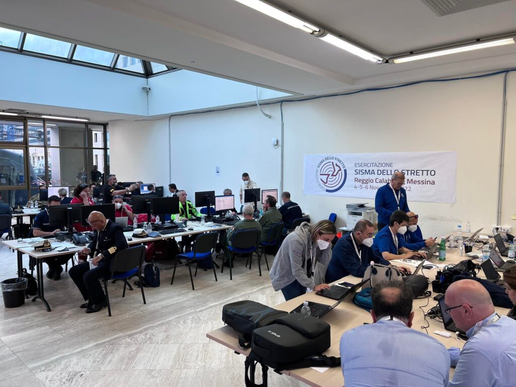 esercitazione cedir sisma dello stretto