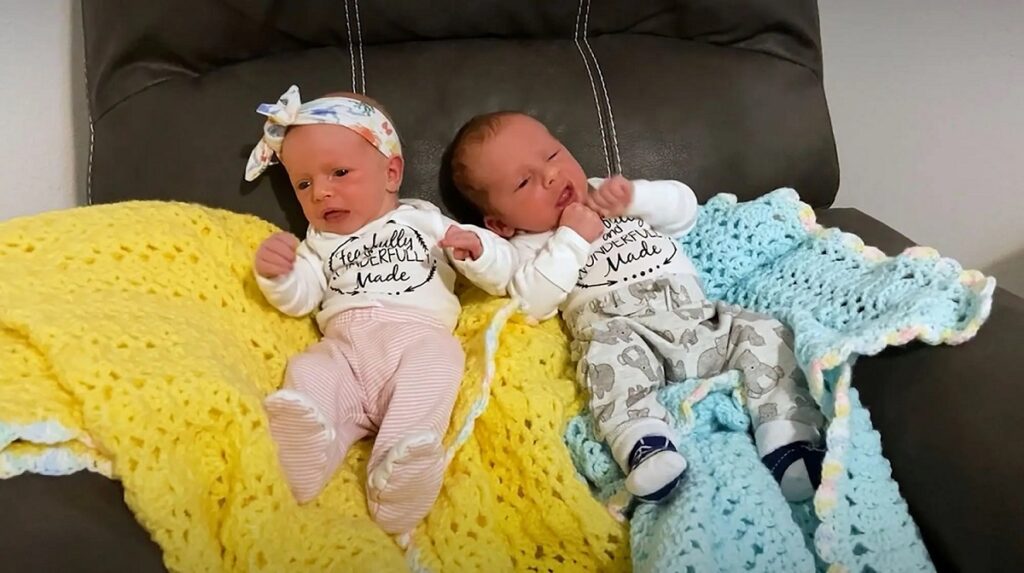 gemelli Lydia e Timothy