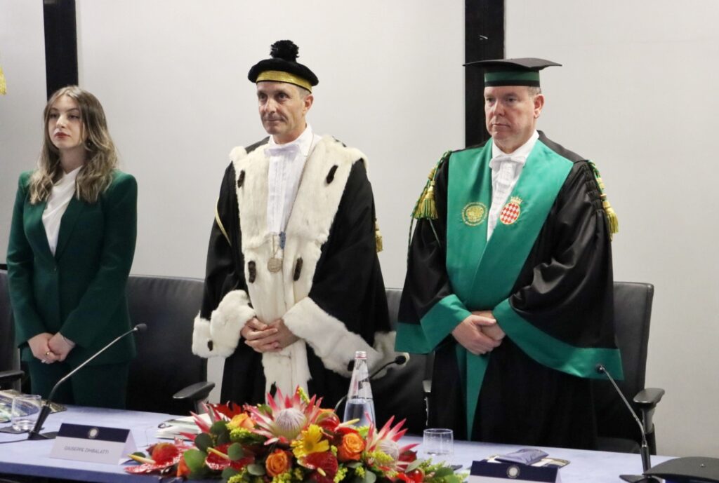 laurea honoris causa università reggio calabria principe alberto II di Monaco