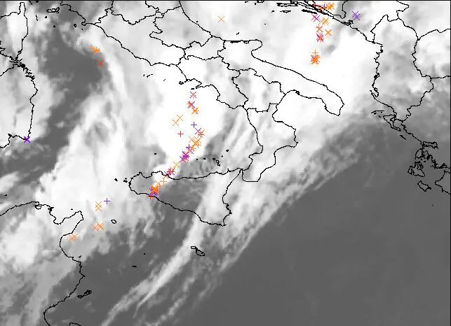 maltempo squall line 4 novembre