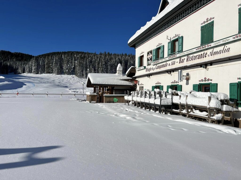 neve rifugio campomulo veneto