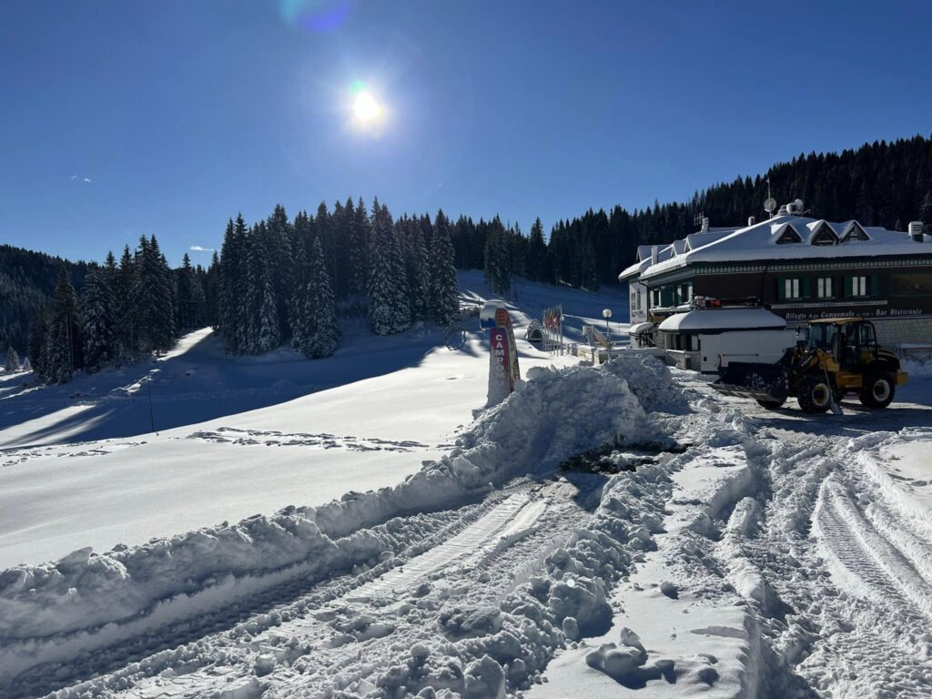neve rifugio campomulo veneto