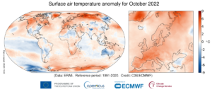 temperature ottobre 2022