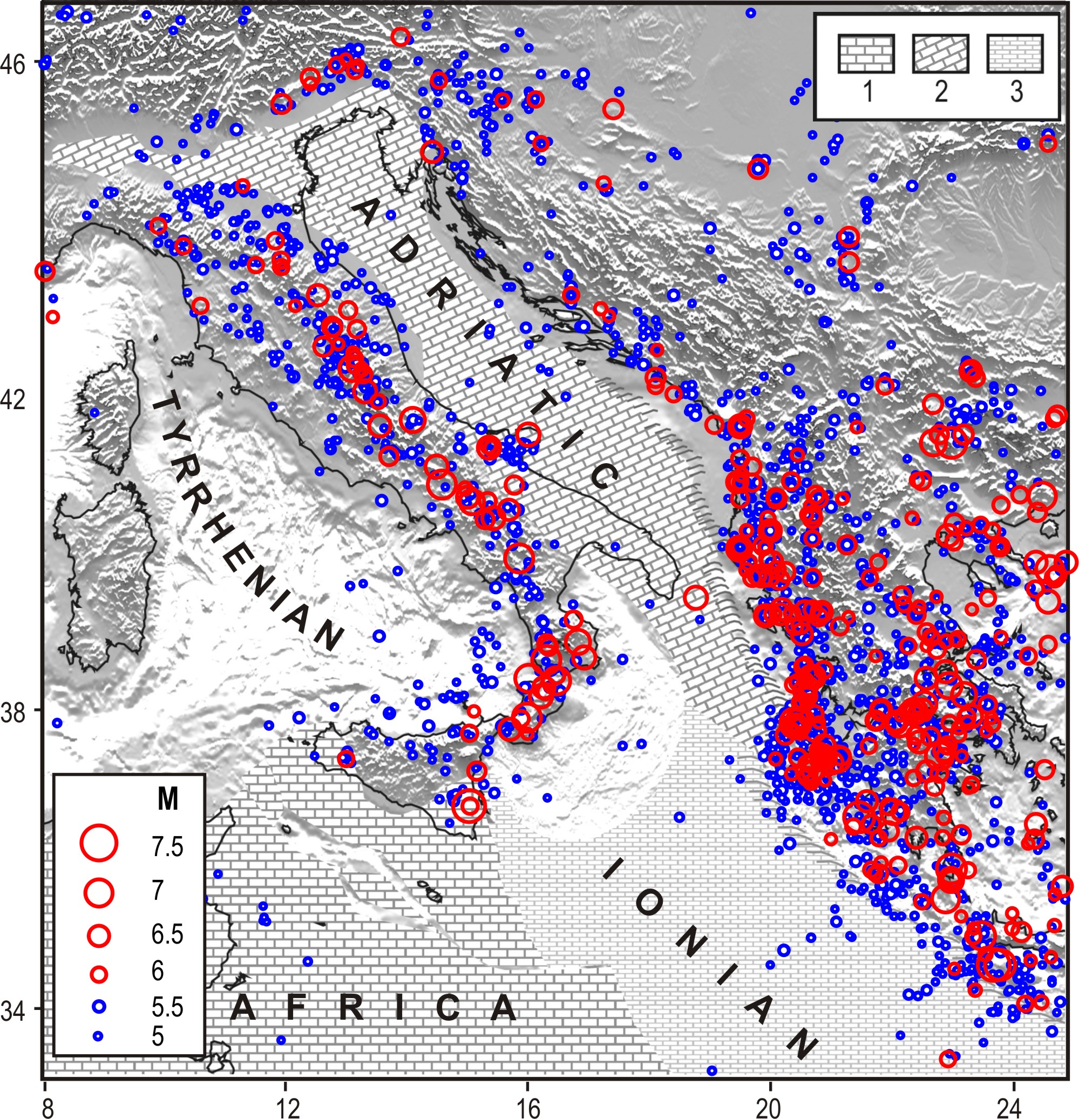 terremoti storici italia balcani