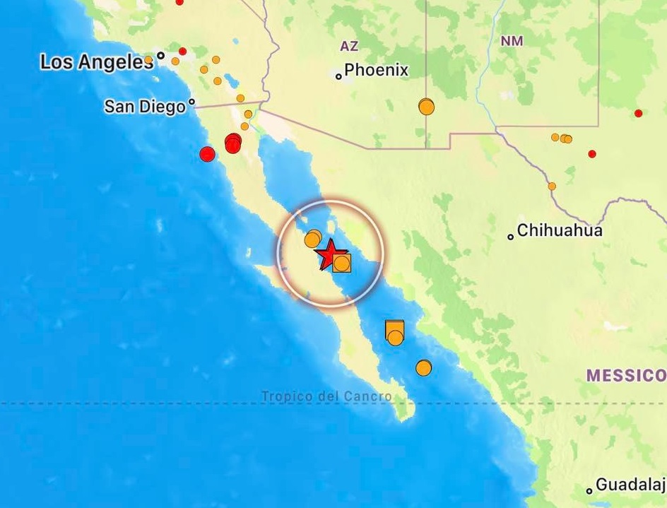 terremoto california