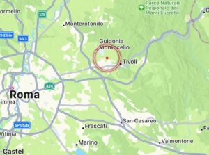 terremoto guidonia lazio