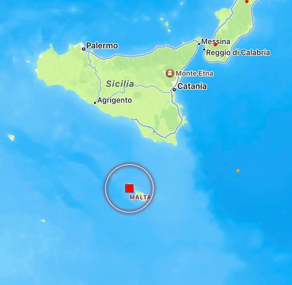 terremoto malta 22 novembre