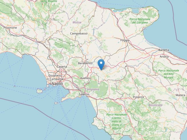 terremoto frigento avellino