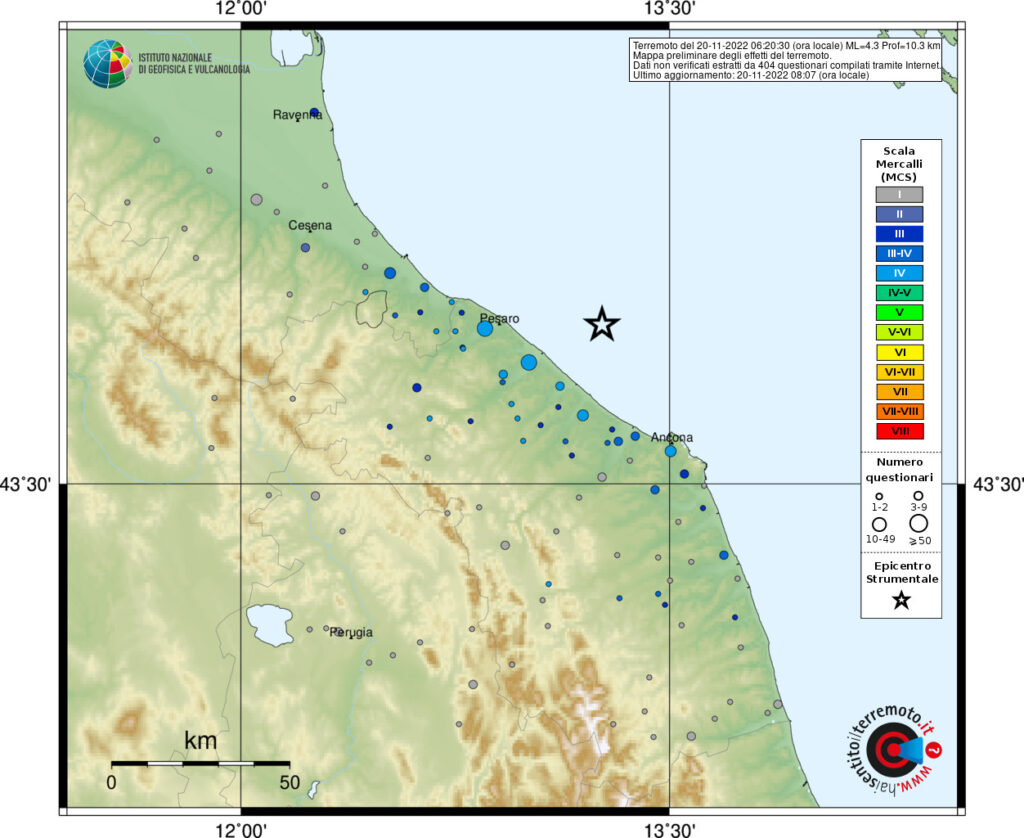 terremoto oggi marche ancona pesaro