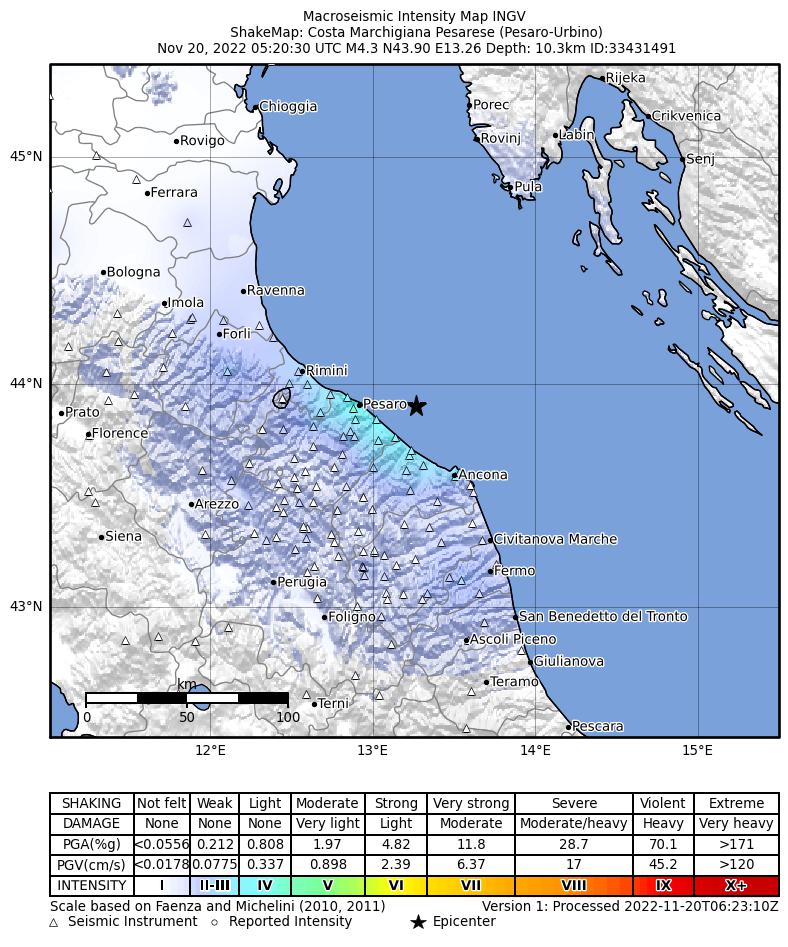 terremoto oggi marche ancona pesaro