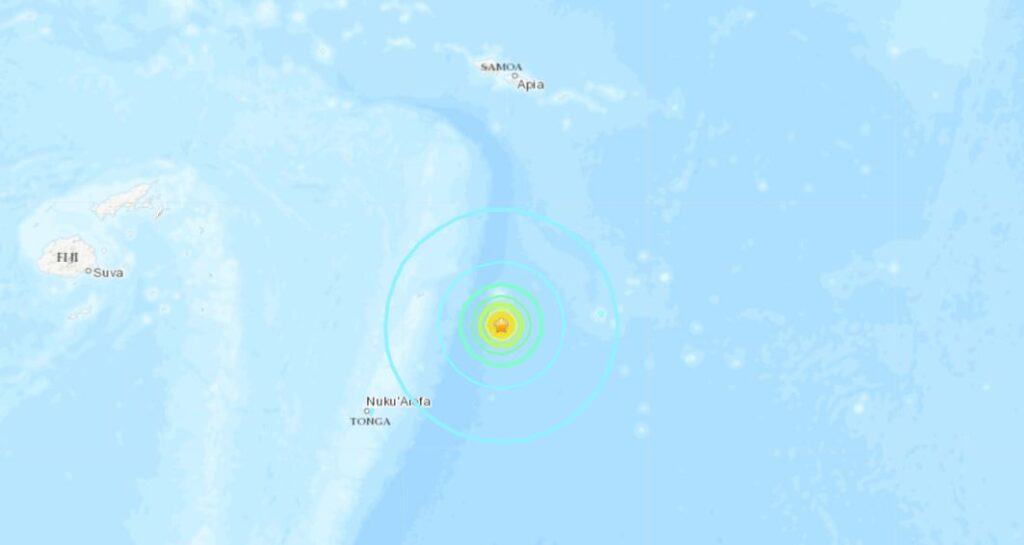 terremoto oggi tonga