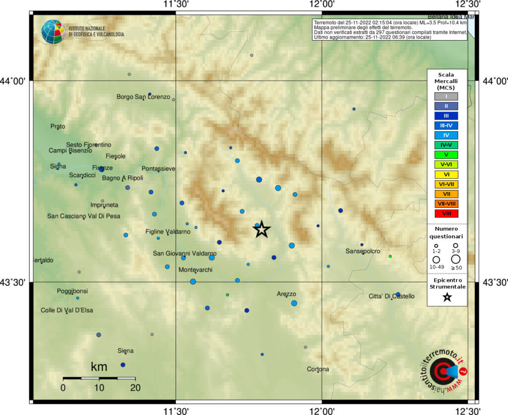 terremoto talla arezzo