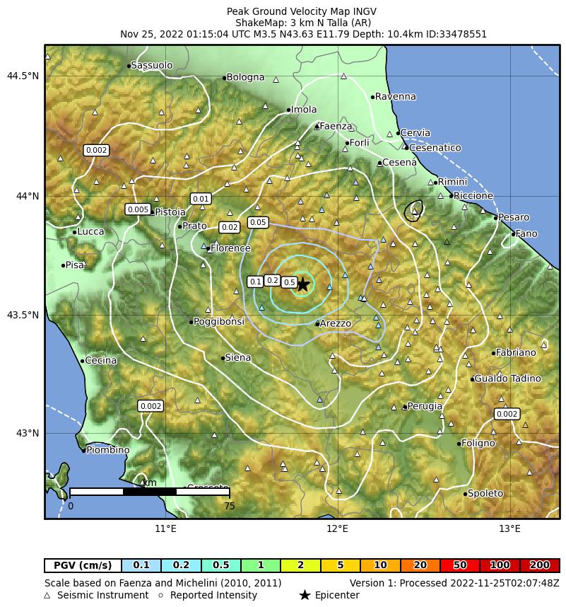 terremoto talla arezzo