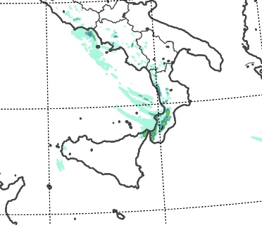 Meteo Natale piogge Calabria