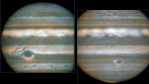 Giove temperature